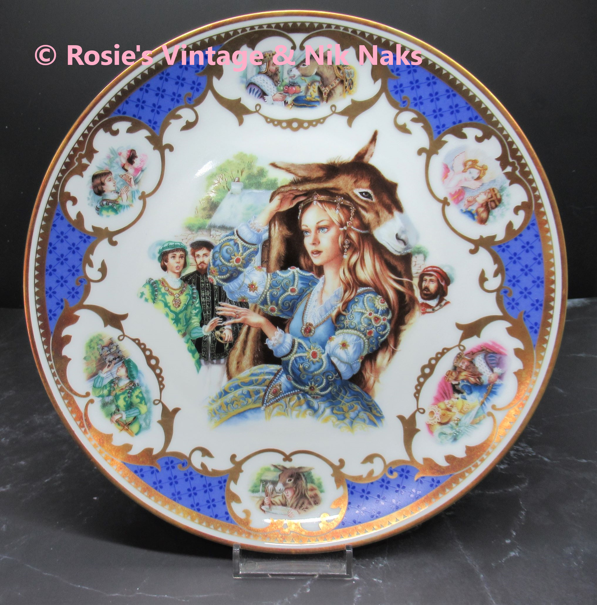 Vintage Baroque Bernadotte Czech Republic Porcelain Courting